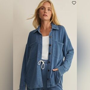 Z Supply Knits Denim Jacket